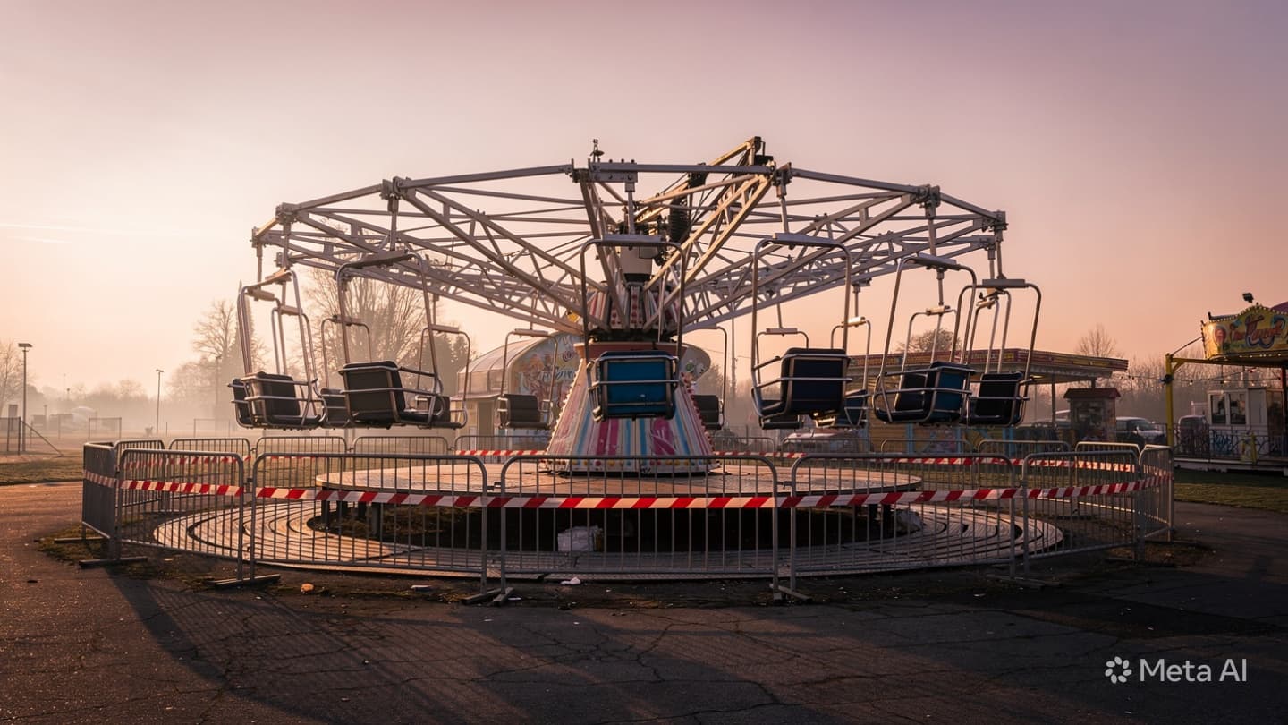 When the Mechanical Carousel Falters in Midair: Reflections on a Sudden Gravity, Today When the Mechanical Carousel Falters in Midair: Reflections on a Sudden Gravity, Today