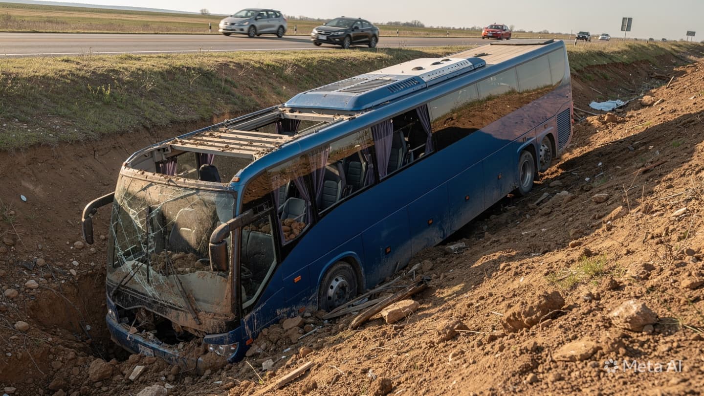 Deadly Mallorca Transit Crash: Charter Bus Exits Highway and Overturns Killing Five Pensioners Deadly Mallorca Transit Crash: Charter Bus Exits Highway and Overturns Killing Five Pensioners