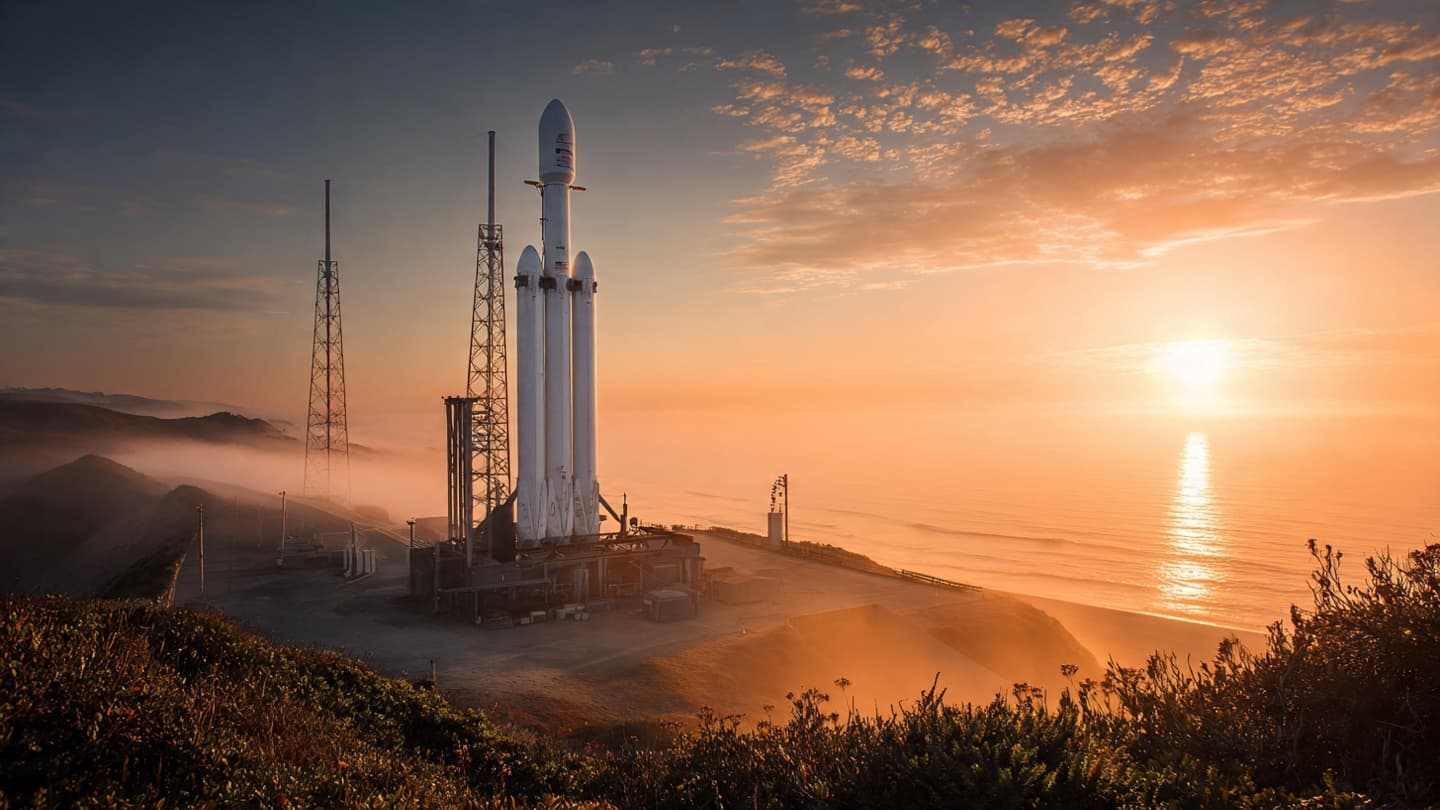 Another Dawn Awaits as Rockets Rise Above the Pacific Another Dawn Awaits as Rockets Rise Above the Pacific