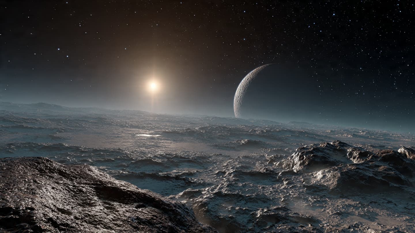 Even the smallest worlds can hold secrets in the cold edges of space Even the smallest worlds can hold secrets in the cold edges of space
