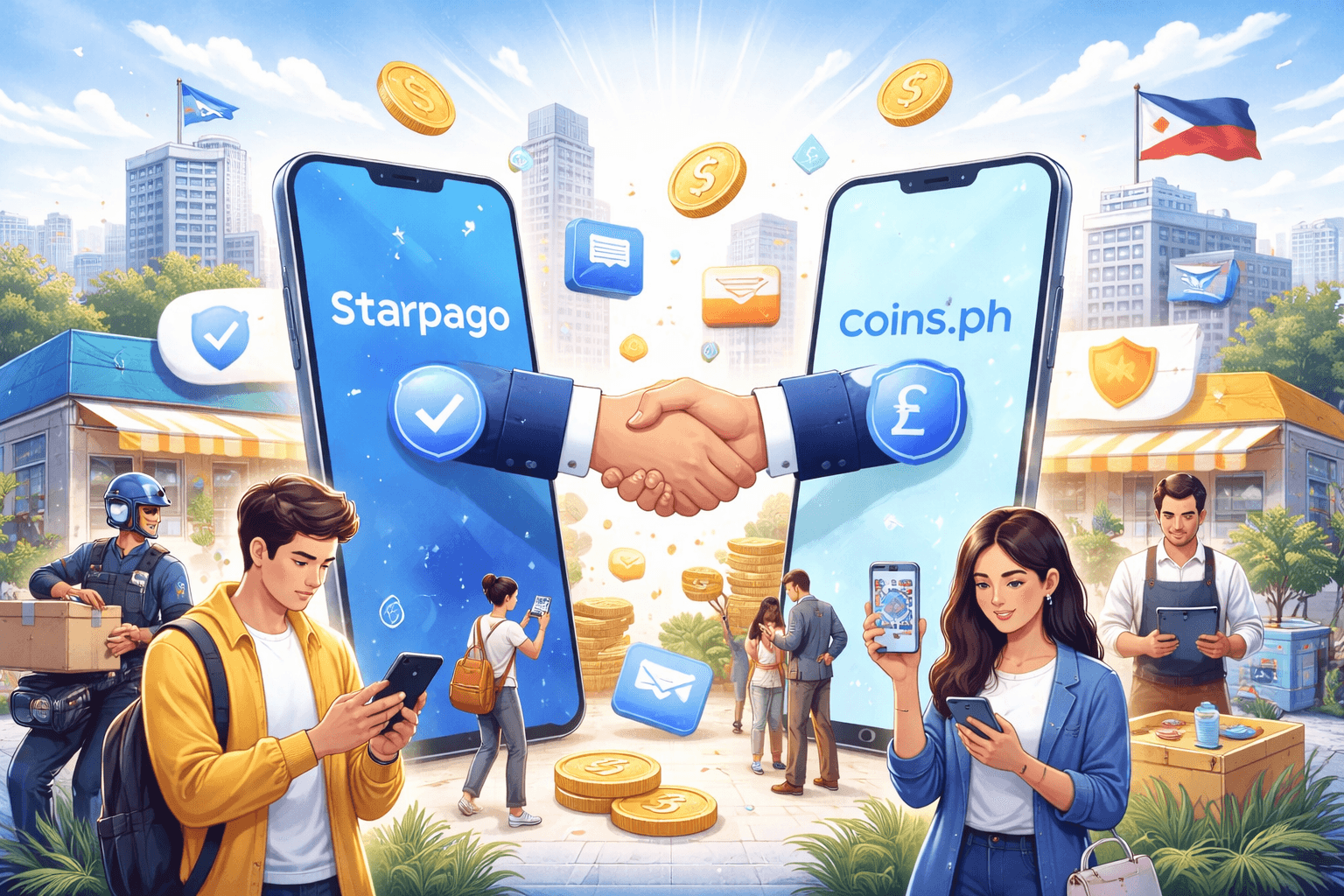 Starpago and Coins.ph Join Forces to Redefine the Future of Payments in the Philippines Starpago and Coins.ph Join Forces to Redefine the Future of Payments in the Philippines
