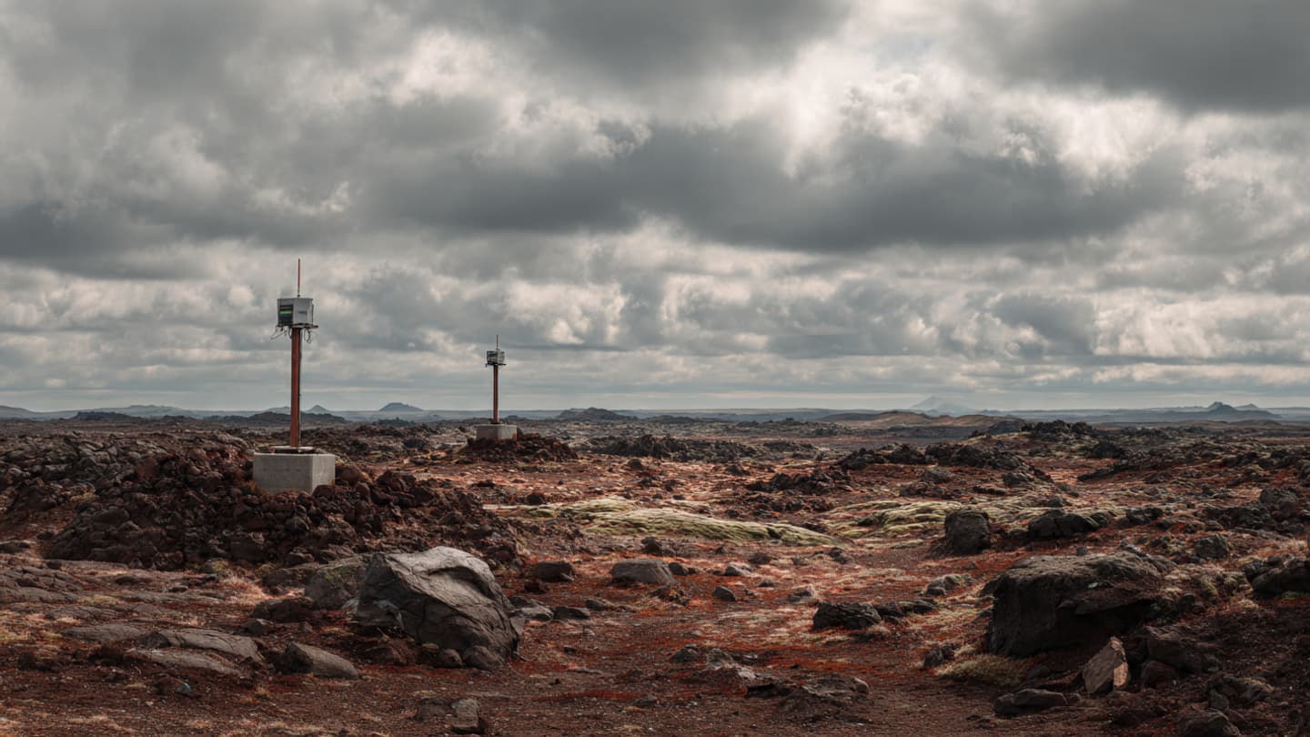 Between Blackened Volcanic Ground and Rising Magma Pressure, Uncertainty Grows Across Grindavik This Week Again