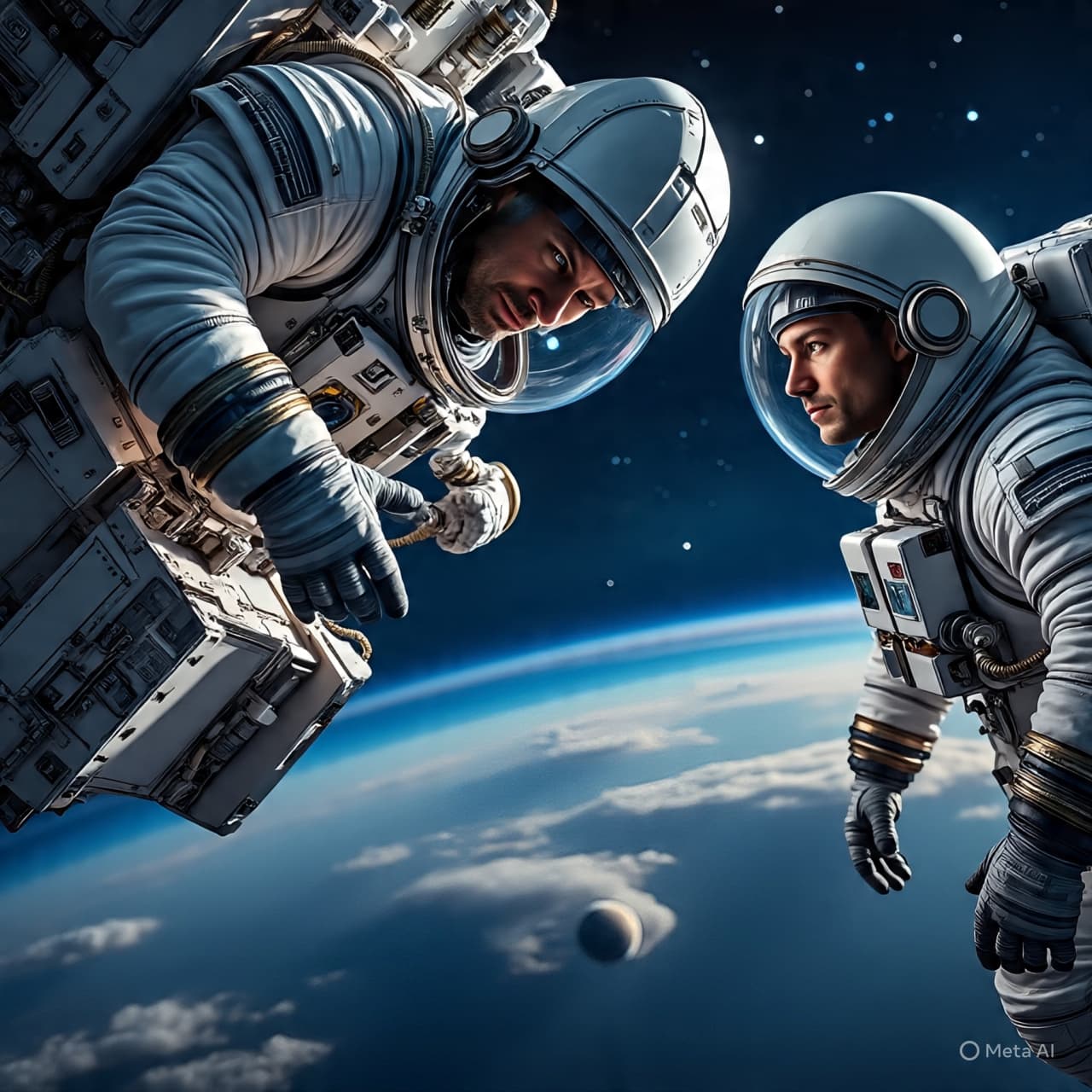 “Eight Hours in Silence: Astronauts Float to Inspect a Wounded Capsule” “Eight Hours in Silence: Astronauts Float to Inspect a Wounded Capsule”