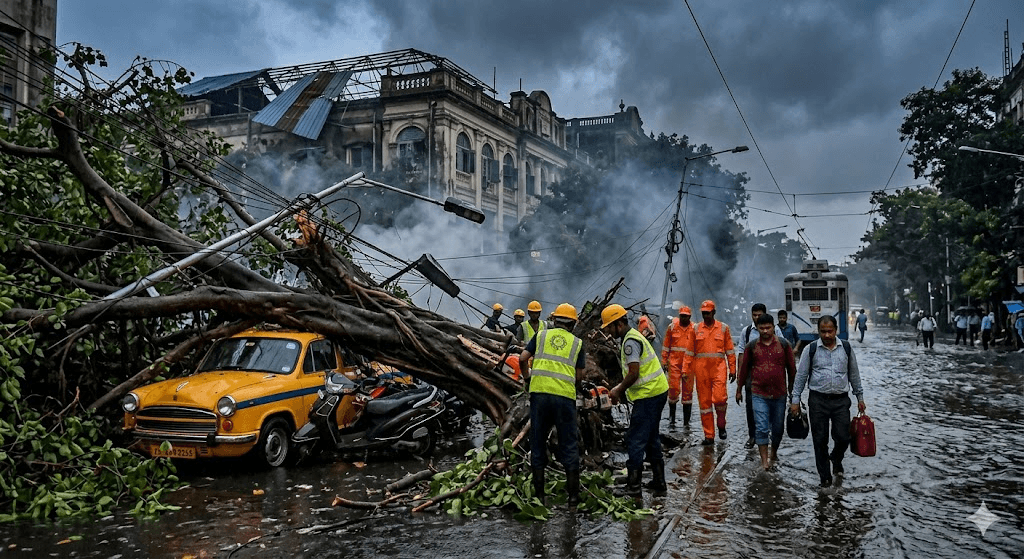 Tragic Tempest: 7 Dead as Severe Thunderstorms and Heavy Rain Batter South Bengal