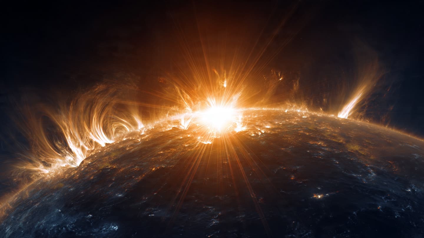 As the Sun Stirs, Bursts of Energy Mark a New Cycle As the Sun Stirs, Bursts of Energy Mark a New Cycle