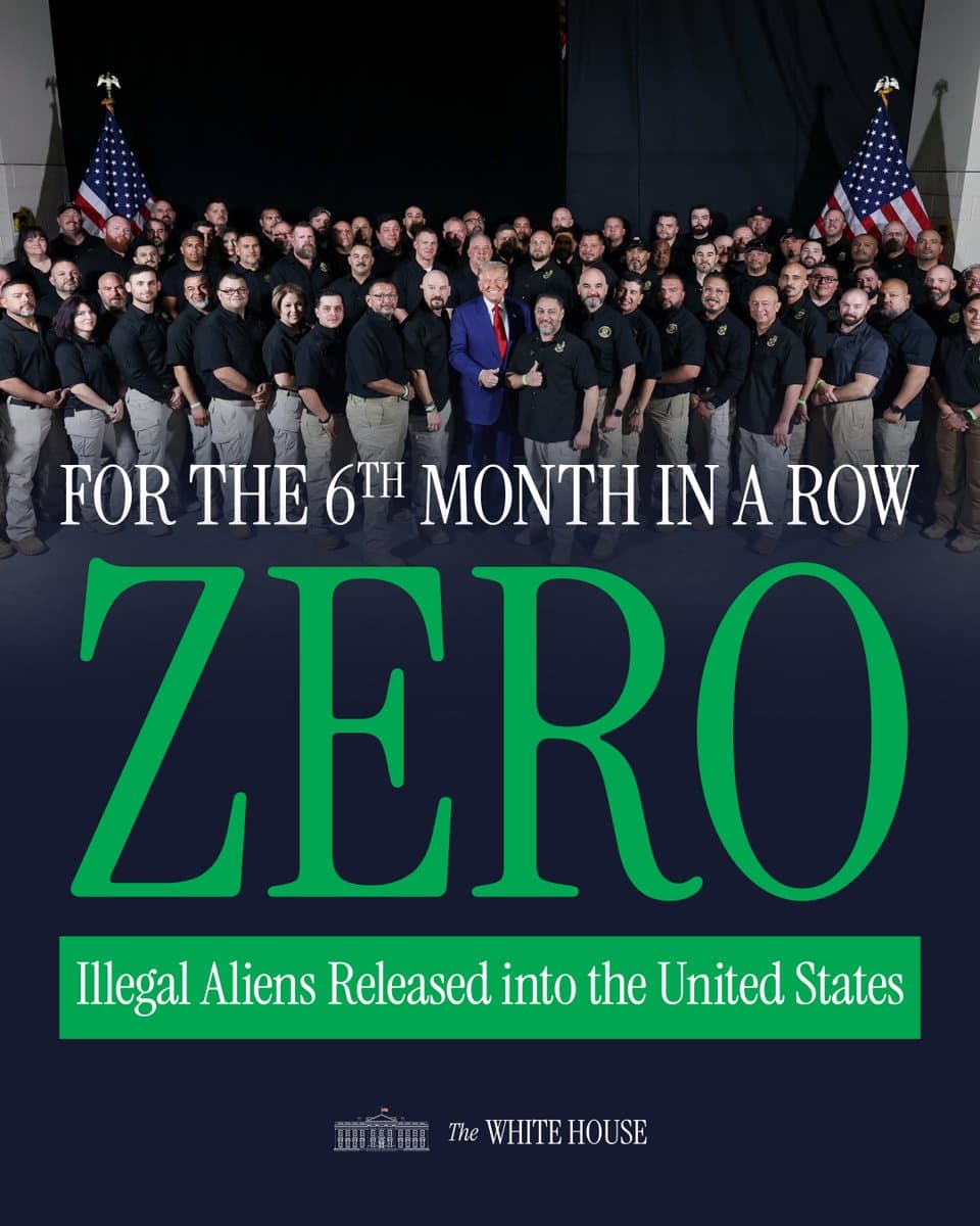 THE TRUMP EFFECT: SIX STRAIGHT MONTHS OF ZERO RELEASES — WHAT IT MEANS FOR AMERICA THE TRUMP EFFECT: SIX STRAIGHT MONTHS OF ZERO RELEASES — WHAT IT MEANS FOR AMERICA