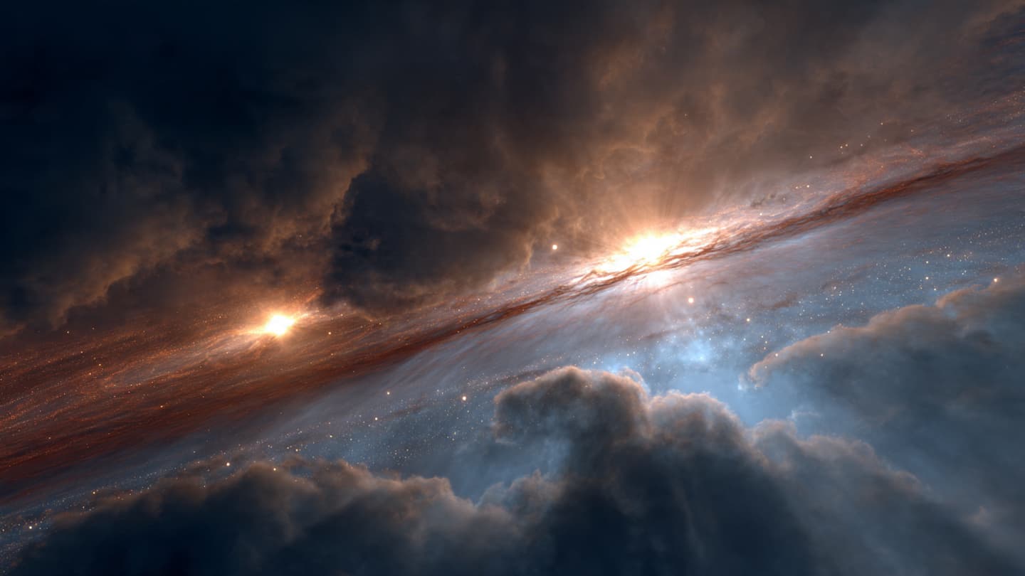 Invisible Forces May Help Shape Pairs of New Stars Invisible Forces May Help Shape Pairs of New Stars