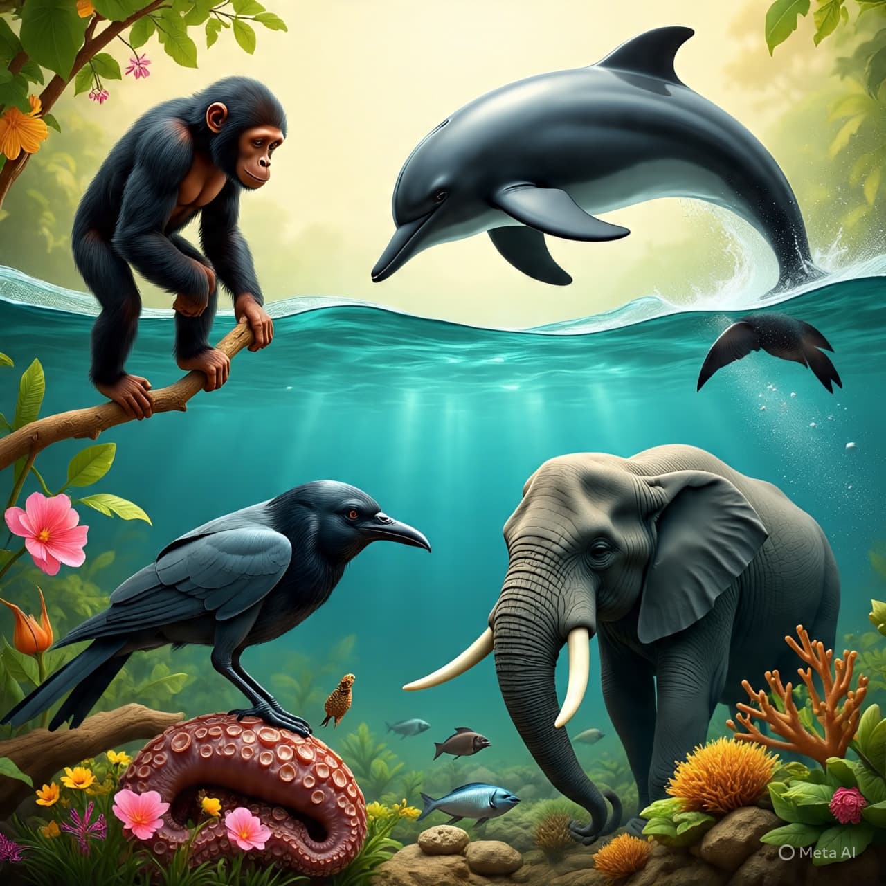 Not Human, Yet Remarkable: Tracing Intelligence Through the Animal World Not Human, Yet Remarkable: Tracing Intelligence Through the Animal World