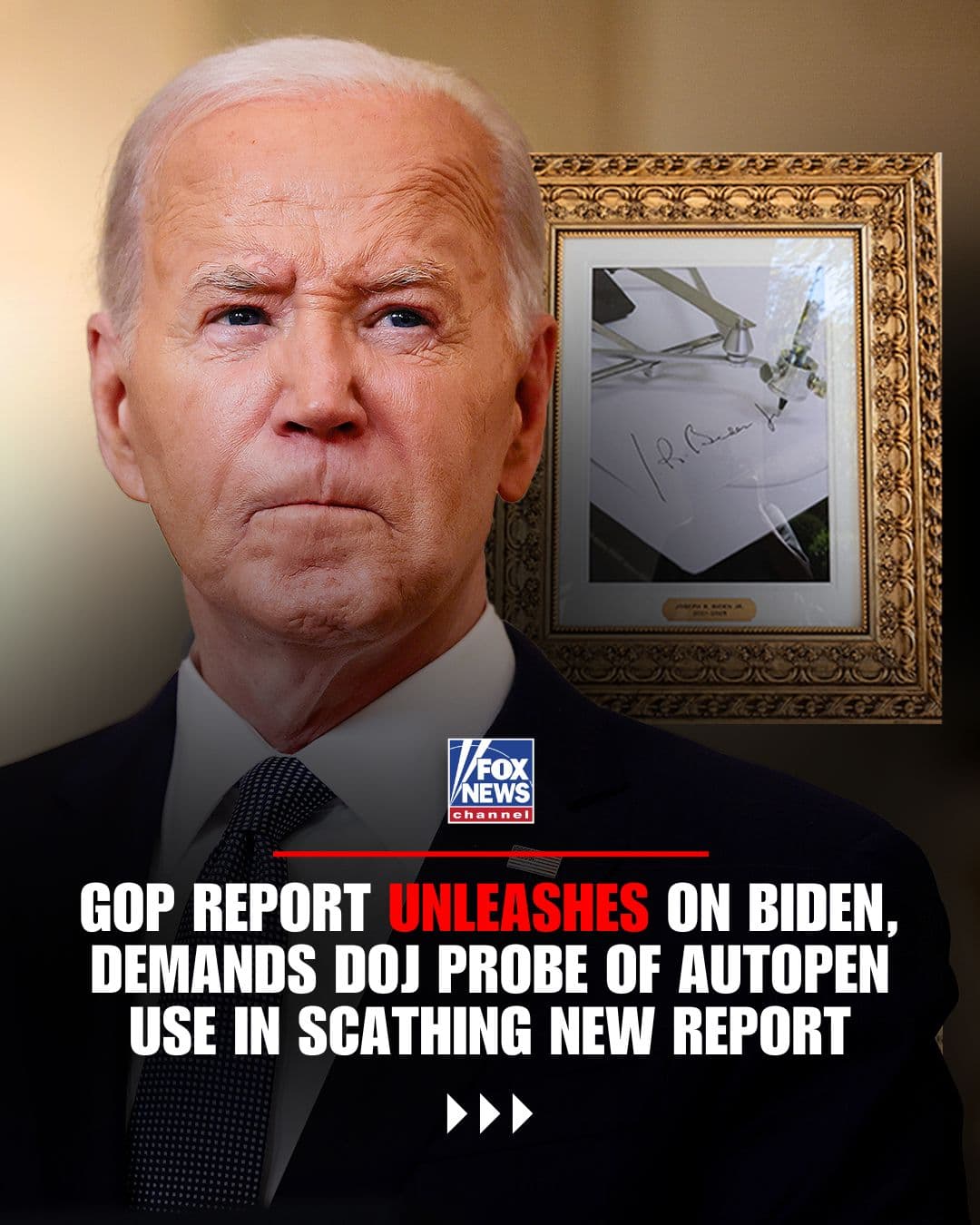 House Oversight Chair Demands DOJ Probe into Biden's Executive Actions House Oversight Chair Demands DOJ Probe into Biden's Executive Actions