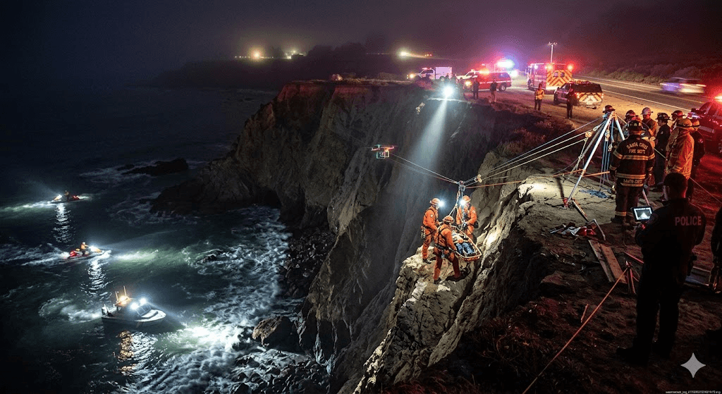 Tragedy on the Coast: Young Man Perishes After Devastating Santa Cruz Cliff Fall Tragedy on the Coast: Young Man Perishes After Devastating Santa Cruz Cliff Fall
