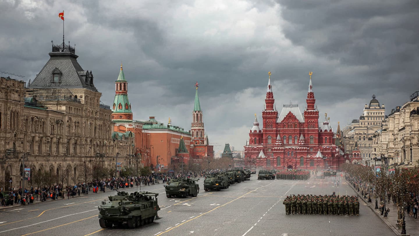 Flags Against a Gray Sky: Russia’s Wartime Parade and the Silence Between Applause Flags Against a Gray Sky: Russia’s Wartime Parade and the Silence Between Applause