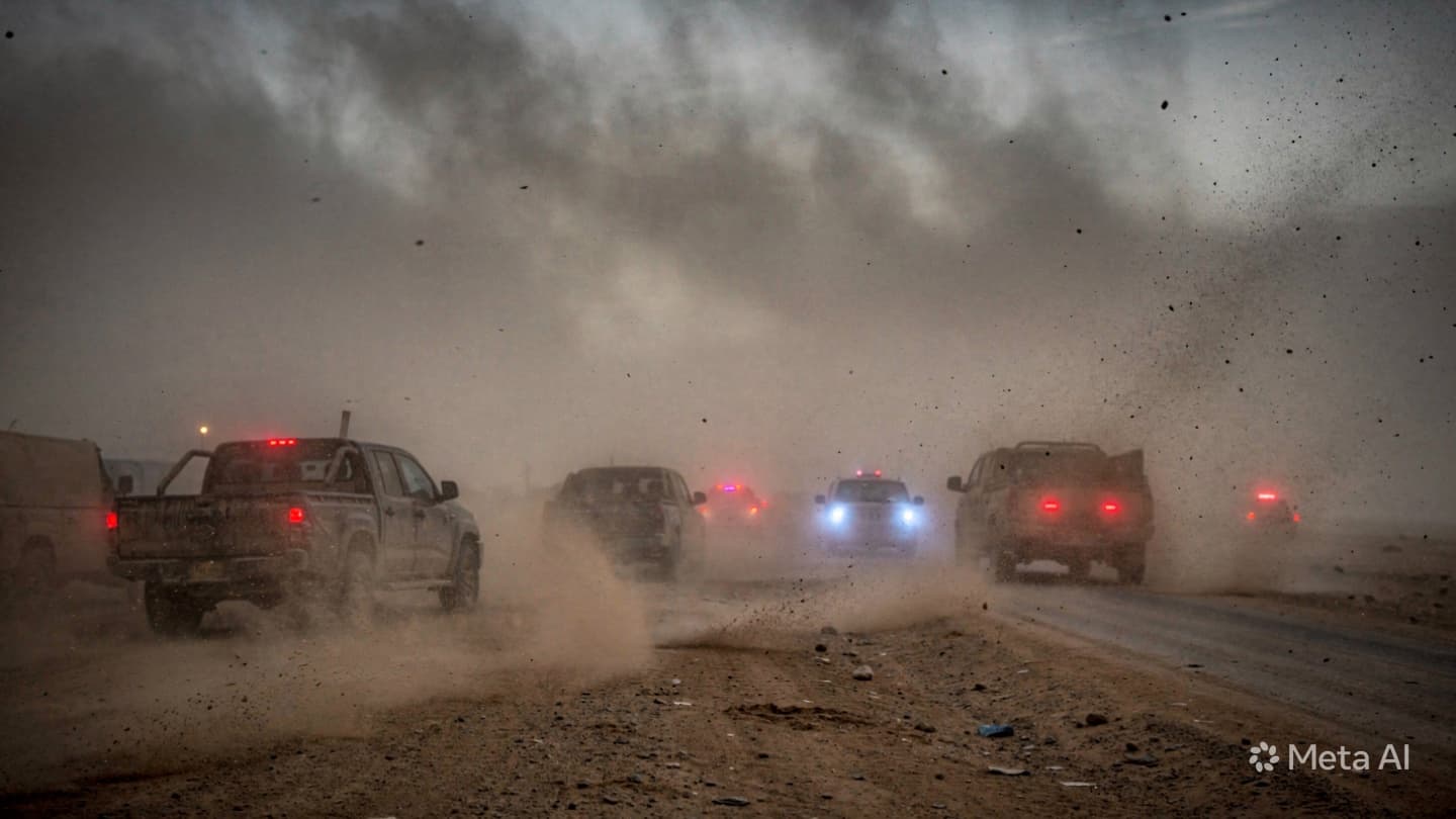 Two Killed in Baghdad: Highway Collision During Severe Dust Storm Triggers Chaos and Emergency Response