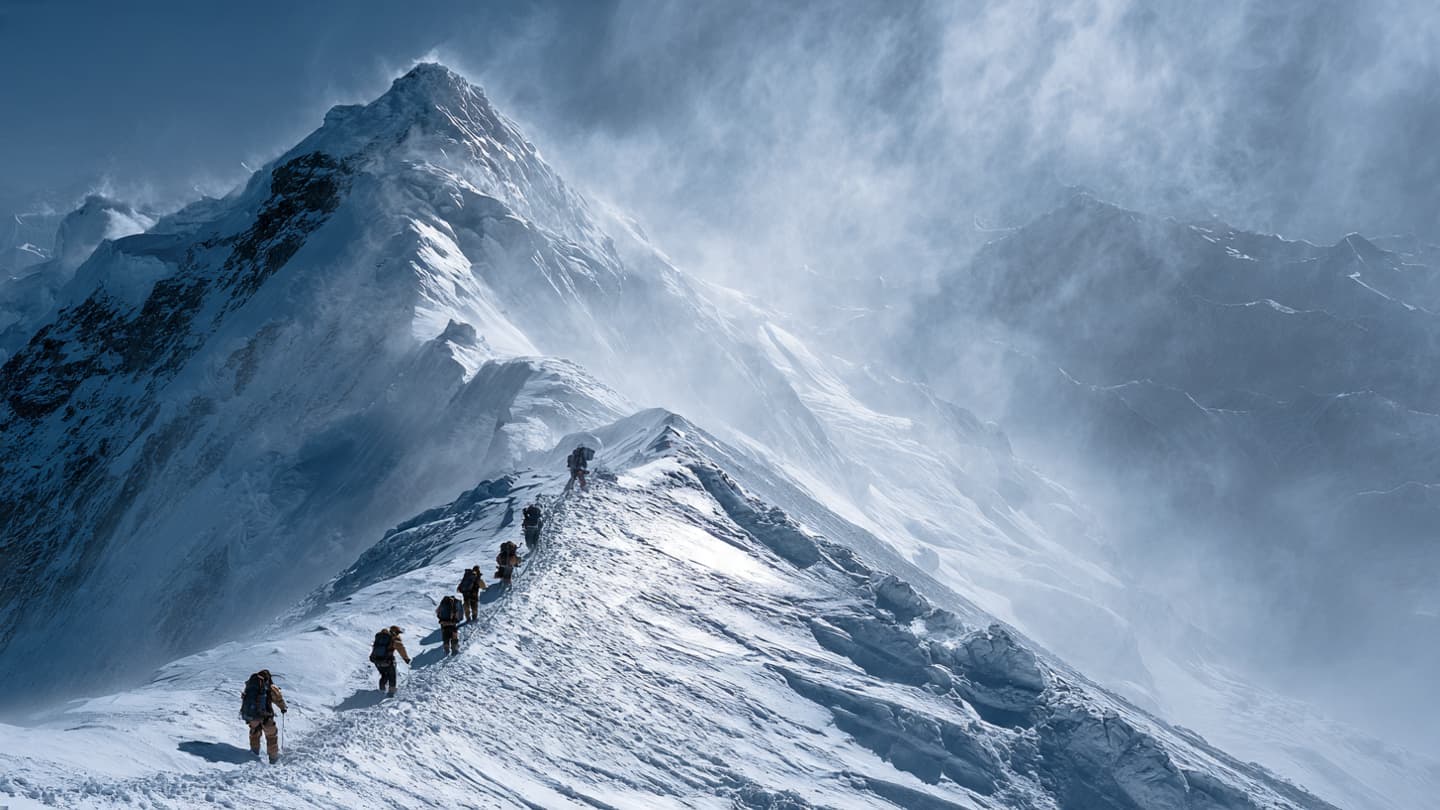 The Mountain Opens for a Moment, and the World Starts Climbing The Mountain Opens for a Moment, and the World Starts Climbing