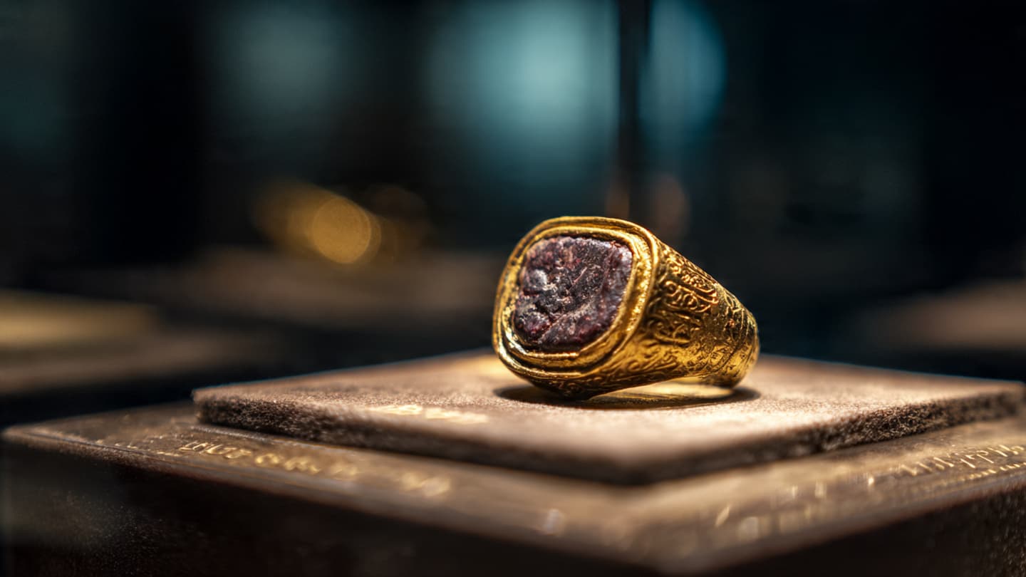 A Golden Circle Carried Its Story Across Seventeen Centuries A Golden Circle Carried Its Story Across Seventeen Centuries