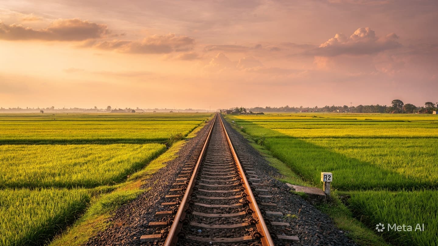Where Paths Converge in Shadow: The Tragic Intersection of a Car and Train
