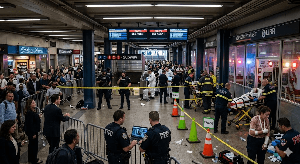 Terror at Penn Station: Five Injured in Bloody Manhattan Mass Stabbing Terror at Penn Station: Five Injured in Bloody Manhattan Mass Stabbing