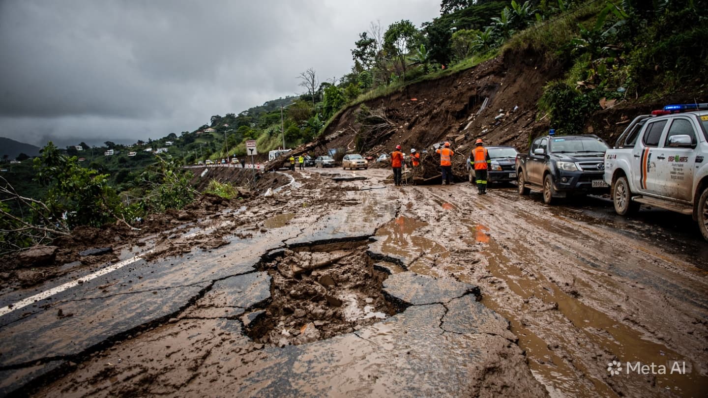 Between Saturated Hillsides And Narrow Roads, Saint Lucia Communities Waited Through Lingering Storm Uncertainty Quietly