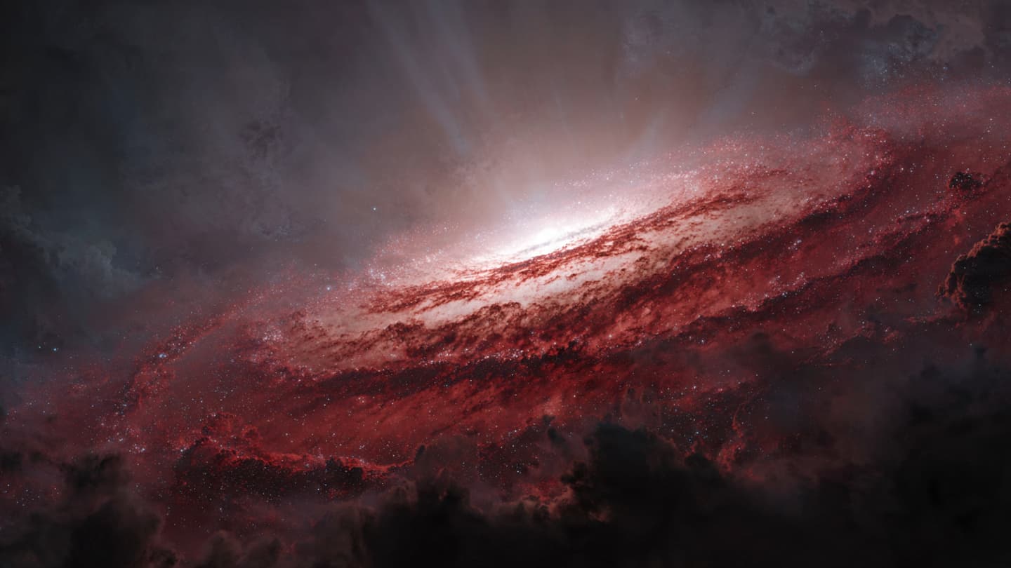 The Universe Still Hides Its Brightest Fires Behind Curtains of Dust