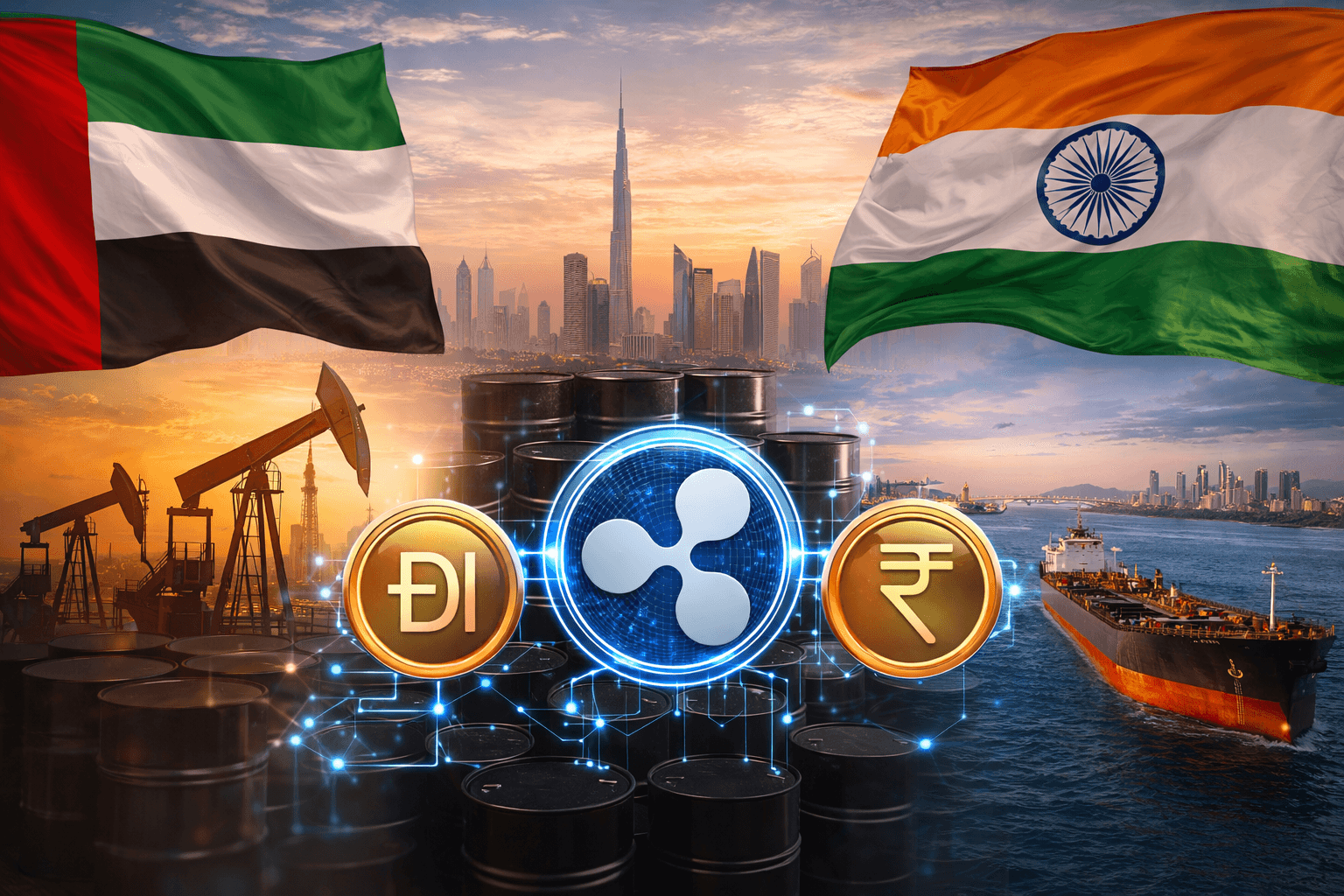 UAE and India Turn to RippleNet for Oil Trade, Bypassing the U.S. Dollar UAE and India Turn to RippleNet for Oil Trade, Bypassing the U.S. Dollar