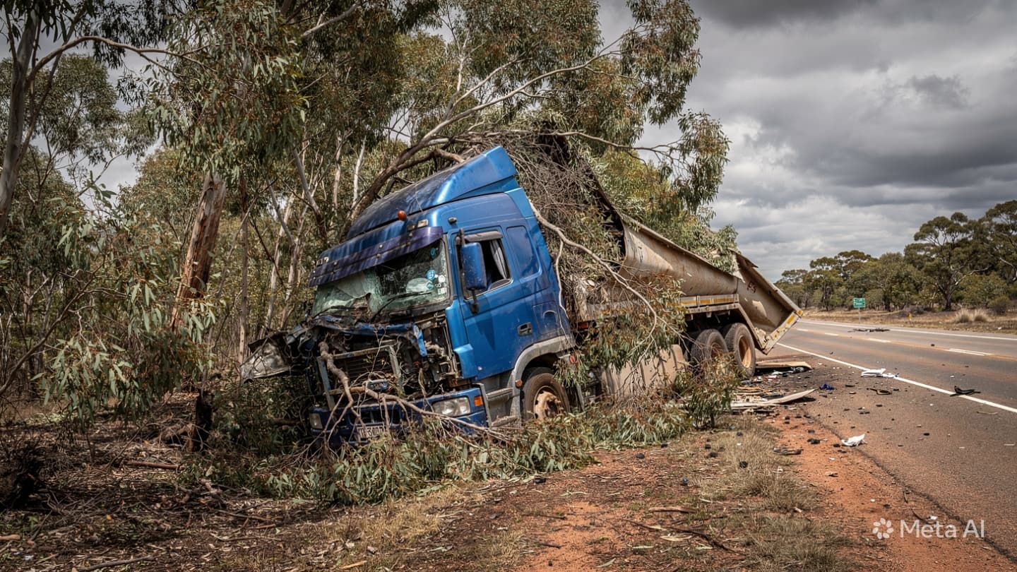 Hume Highway Freight Disaster: Semi-Trailer Driver Declared Dead Following Severe Single-Vehicle Road Offtrack Hume Highway Freight Disaster: Semi-Trailer Driver Declared Dead Following Severe Single-Vehicle Road Offtrack