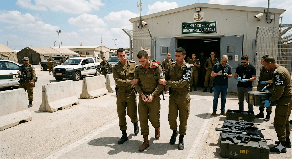 Security Breach: Israeli Soldiers Arrested in Major Weapon Theft Ring from Military Bases