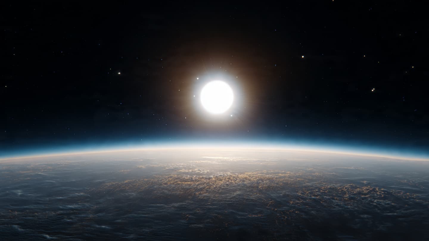 The Sun Wears Gold on Earth but Carries White Light in Space