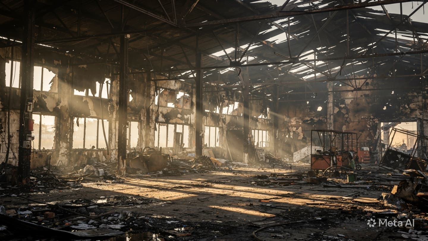 Industrial District Emergency: Massive Warehouse Fire Destroys Inventory, Forcing Urban Evacuations