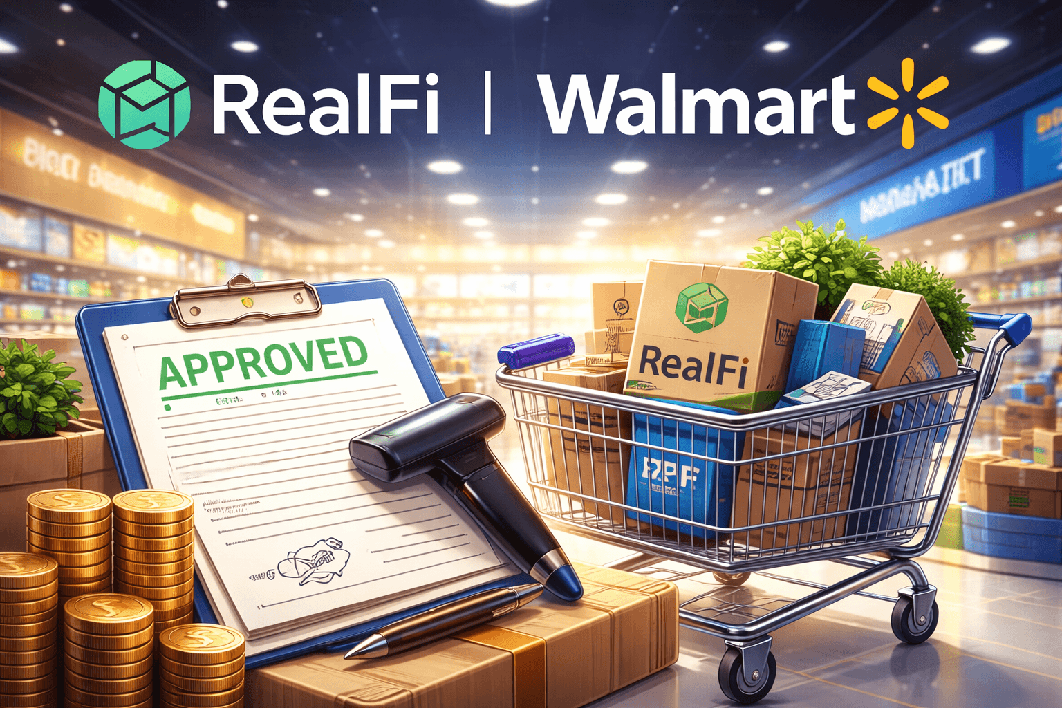 RealFi Secures Official Approval as Walmart Vendor in Major Commercial Breakthrough RealFi Secures Official Approval as Walmart Vendor in Major Commercial Breakthrough