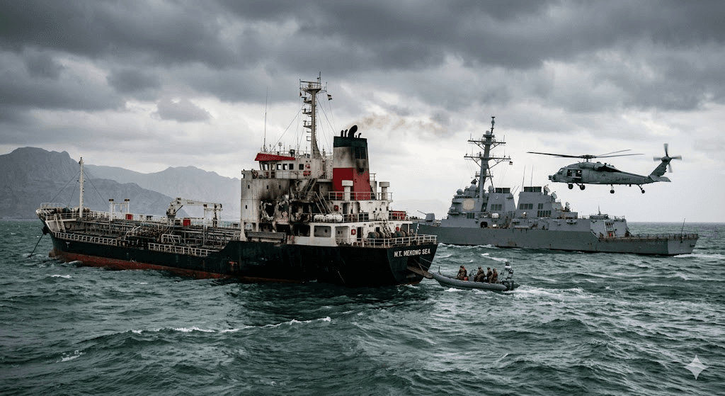 Strait of Hormuz Crisis: Three Indian Crew Members Killed in U.S. Airstrikes on Oil Tanker Strait of Hormuz Crisis: Three Indian Crew Members Killed in U.S. Airstrikes on Oil Tanker