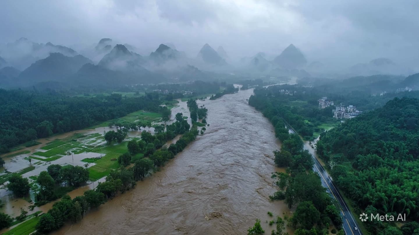 When The Heavens Open: A Reflection On The Sudden Waters Rising Across Guizhou’s Verdant Hills When The Heavens Open: A Reflection On The Sudden Waters Rising Across Guizhou’s Verdant Hills