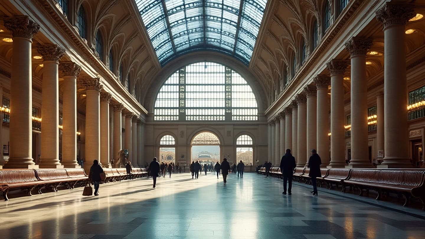 Between the Departure Gate and the Sentinel’s Gaze: A Quiet Movement Through Italian Hubs