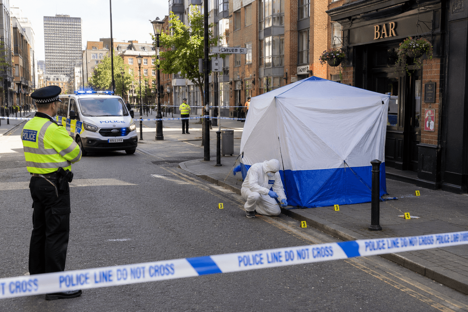 Tragedy in Sheffield: Three Arrested After 30-Year-Old Woman Shot Dead Outside City Centre Bar