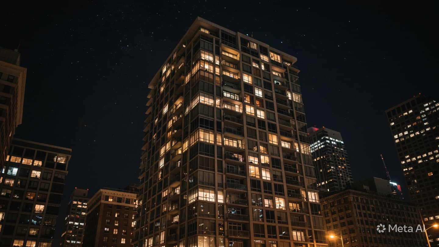 When Urban Silence Is Pierced: A Contemplative Look at the Fractured Night in Downtown Chicago
