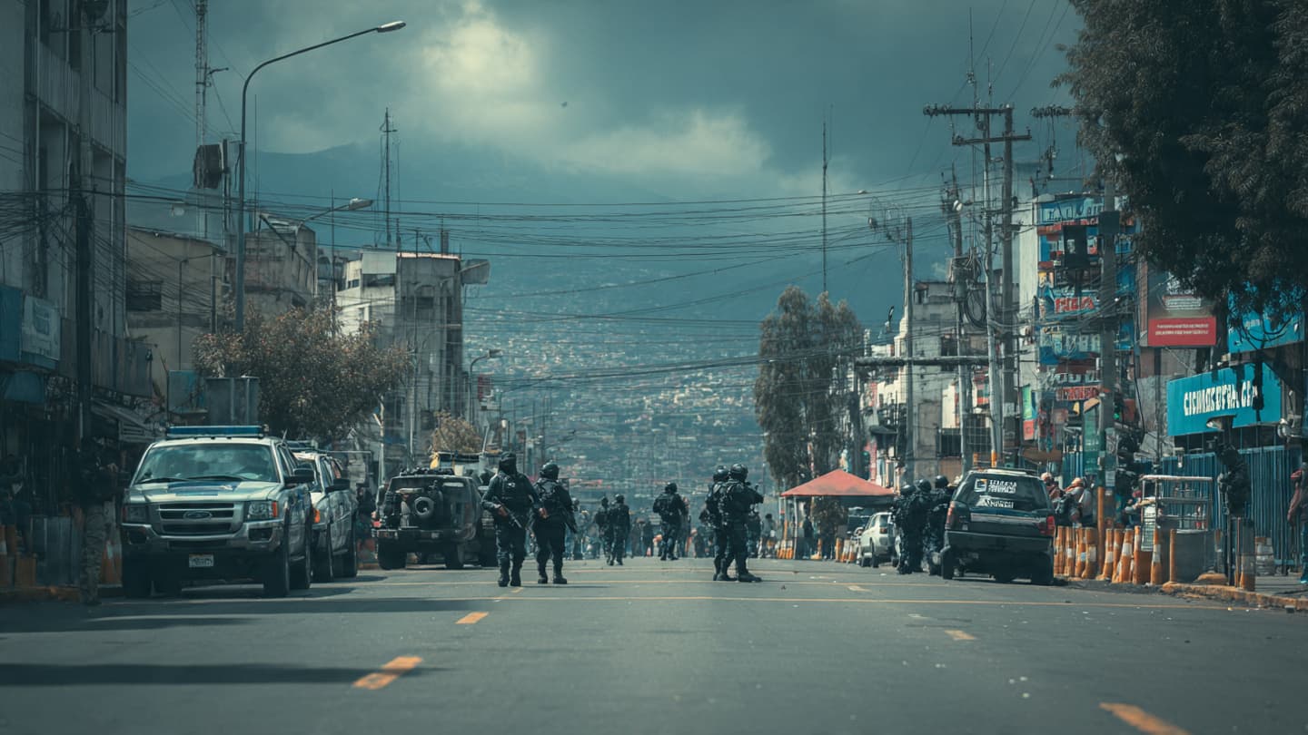 Between Prison Smoke and Crowded Avenues, Uneasy Silence Settles Across Guatemala City Tonight