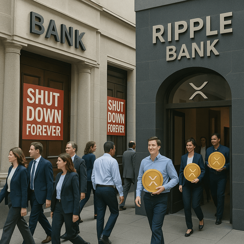 Over 3,000 U.S. Bank Branches Closed in 2025 as Ripple Awaits National Trust Bank License and Pushes XRP for Global Settlements Over 3,000 U.S. Bank Branches Closed in 2025 as Ripple Awaits National Trust Bank License and Pushes XRP for Global Settlements
