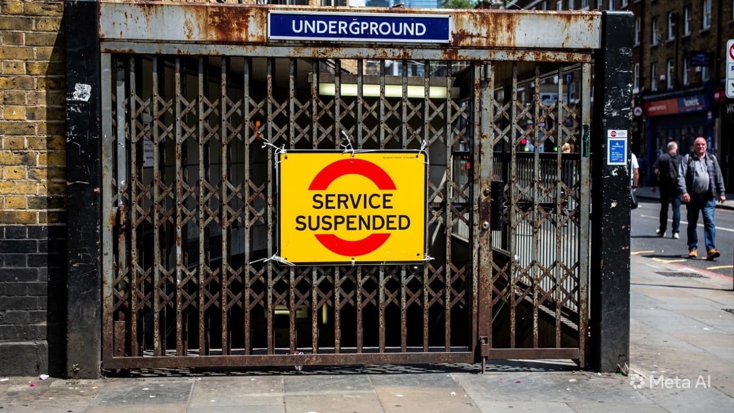 Subterranean Rail Shutdown: Millions Stranded on Monday as London Subway Stations Close Doors