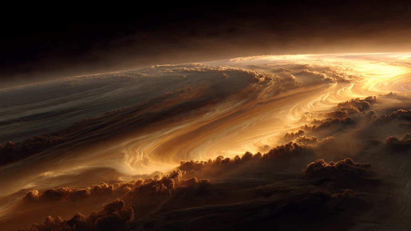 Acid Clouds Above Venus Rise Like Waves Frozen in the Sky Acid Clouds Above Venus Rise Like Waves Frozen in the Sky