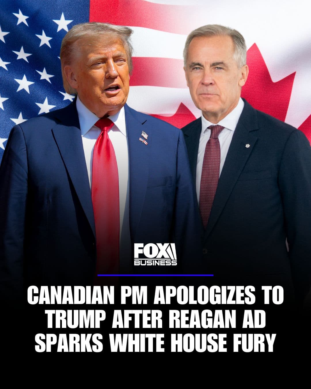 Canadian PM Mark Carney Apologizes to Trump Over Reagan Ad That Ignited Trade Tensions and White House Fury Canadian PM Mark Carney Apologizes to Trump Over Reagan Ad That Ignited Trade Tensions and White House Fury