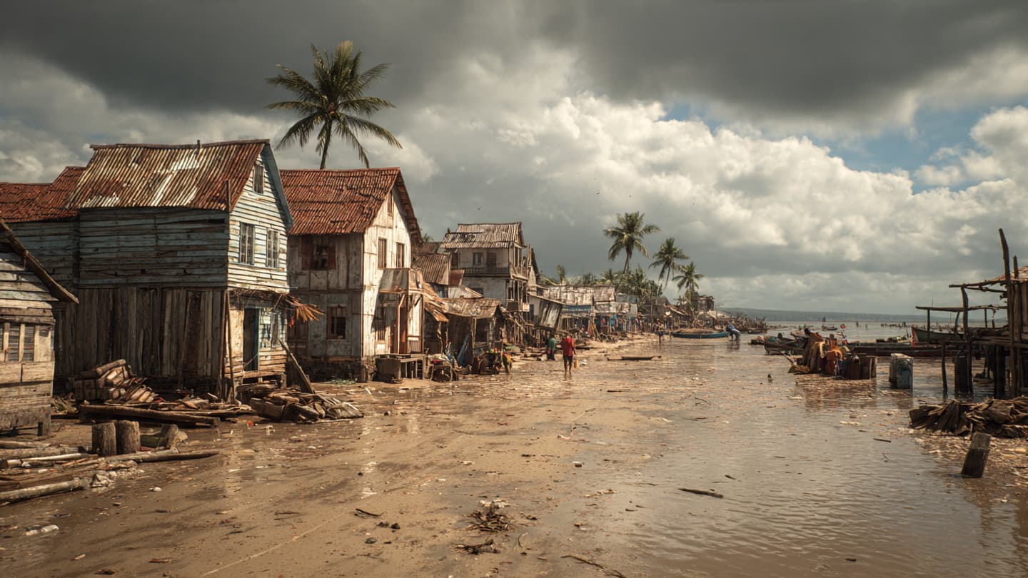 Through Madagascar’s Wind-Torn Coastlines, Cyclone Gezani Carries Destruction Into Another Uncertain Morning Quietly Tonight