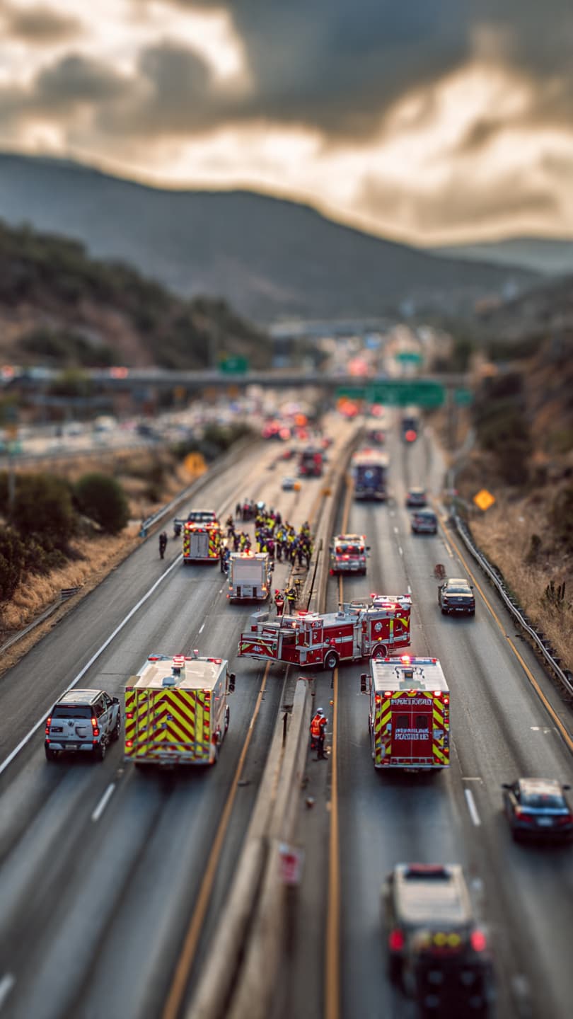 A Routine Highway Turned Into a Moment of Sudden Tragedy