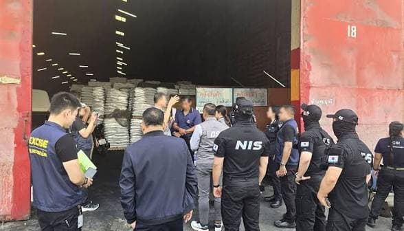 S. Korea's NIS Raids Thai Drug Warehouses, Seizes 50 Tons of Narcotics Materials S. Korea's NIS Raids Thai Drug Warehouses, Seizes 50 Tons of Narcotics Materials