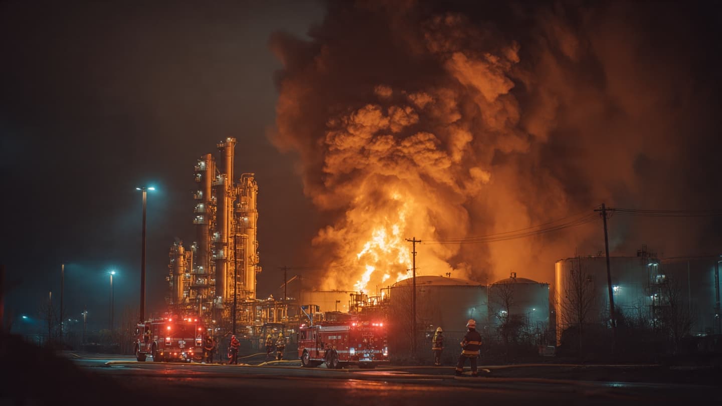 Flames Rose Above an Industry Built on Precision