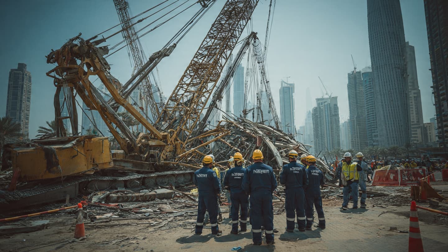 A Symbol of Growth Suddenly Stopped Mid-Skyline