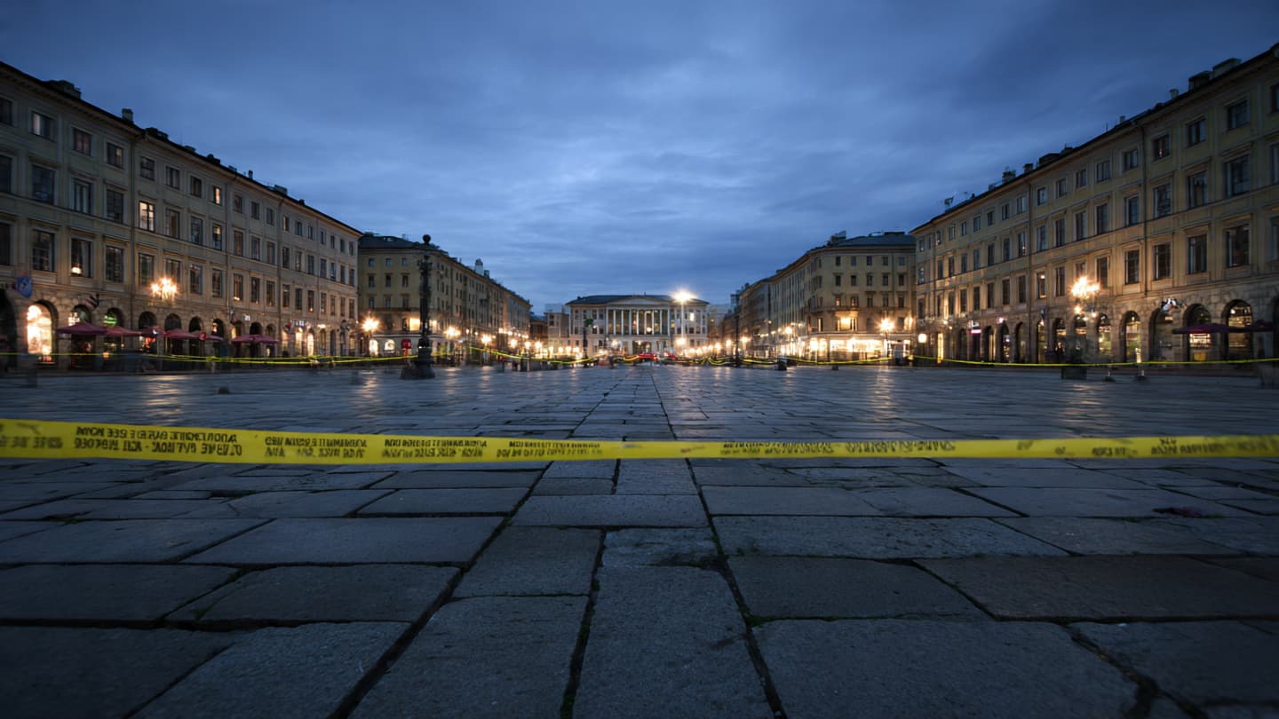 Between the Crime Scene Cordon and the Waiting Crowd, a Shift in Authority Between the Crime Scene Cordon and the Waiting Crowd, a Shift in Authority