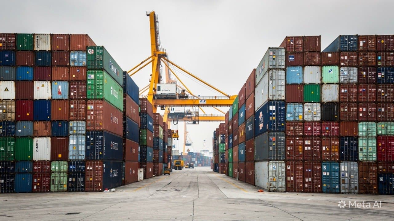 Beneath the Iron Stack of the Cargo Vessel, a Hidden Cargo Stands Exposed Beneath the Iron Stack of the Cargo Vessel, a Hidden Cargo Stands Exposed