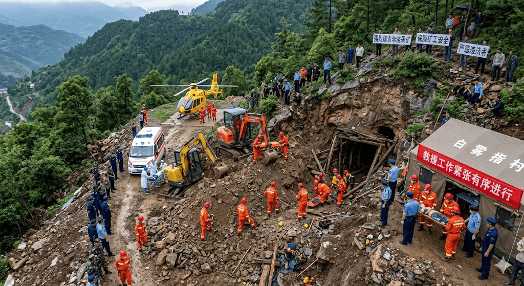Underground Collapse: At Least 5 Dead After Illegal Mining Operation Caves In in China