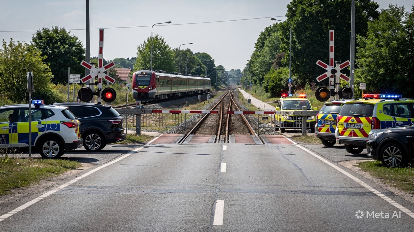 Pedestrian Incident Near Rail Crossing: Emergency Services Conduct Critical Medical Intervention In Luxembourg Area Pedestrian Incident Near Rail Crossing: Emergency Services Conduct Critical Medical Intervention In Luxembourg Area
