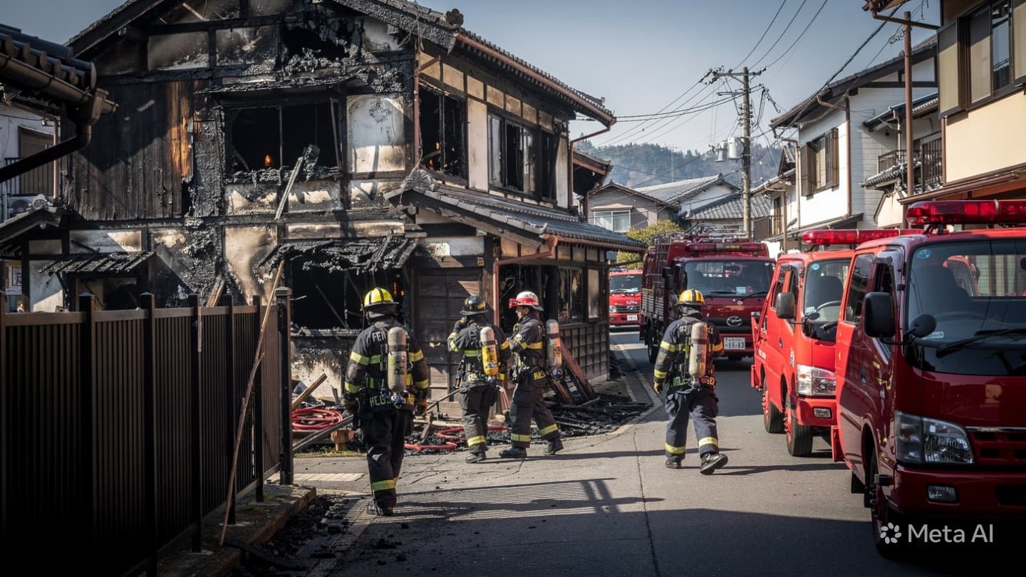 Fatal Fire in Japan: Authorities Discover Body of Elderly Resident After Kyoto Home Burns Fatal Fire in Japan: Authorities Discover Body of Elderly Resident After Kyoto Home Burns