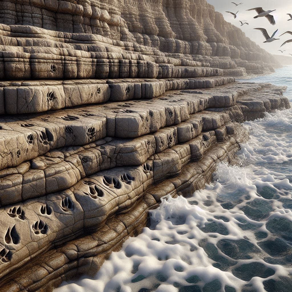 Where Ancient Giants Once Walked: Unearthing 132-Million-Year-Old Dinosaur Tracks Along South Africa’s Coast Where Ancient Giants Once Walked: Unearthing 132-Million-Year-Old Dinosaur Tracks Along South Africa’s Coast