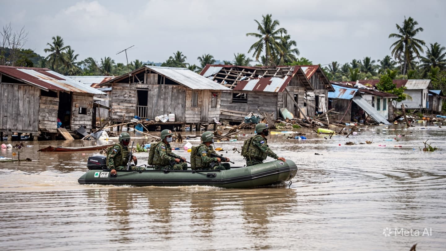 Coastal Typhoon Disaster: Twenty-Two Dead in Philippines as Destructive Storm Surge Hits Villages Coastal Typhoon Disaster: Twenty-Two Dead in Philippines as Destructive Storm Surge Hits Villages